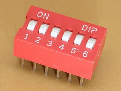 6 Pin 2.54mm DIP switch