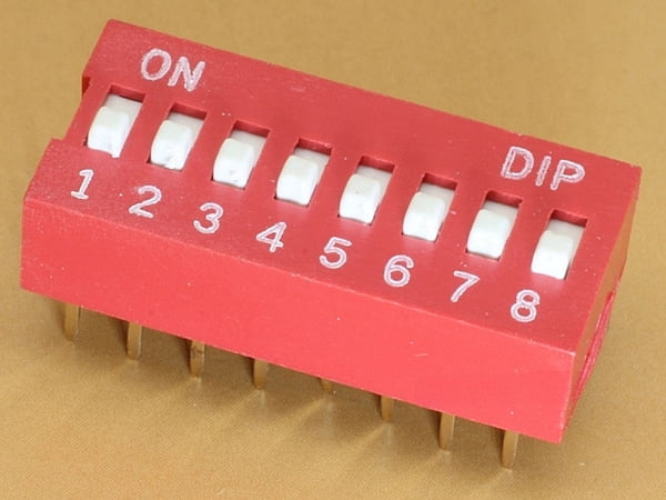 8 Pin 2.54mm DIP switch
