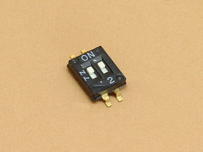 2 Pin 1.27mm DIP switch SMD Straight