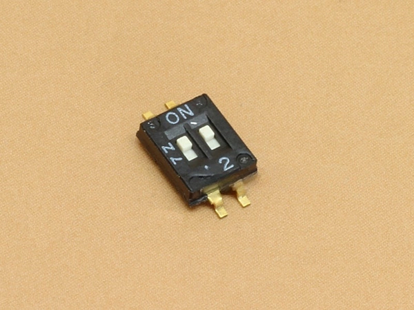 2 Pin 1.27mm DIP switch SMD Straight