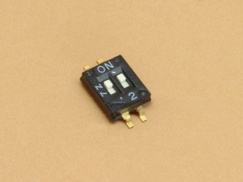 2 Pin 1.27mm DIP switch SMD Straight