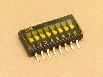 8 Pin 1.27mm DIP switch SMD Straight