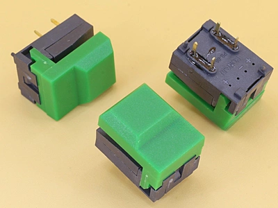 Key Switch 17x12.5mm Green