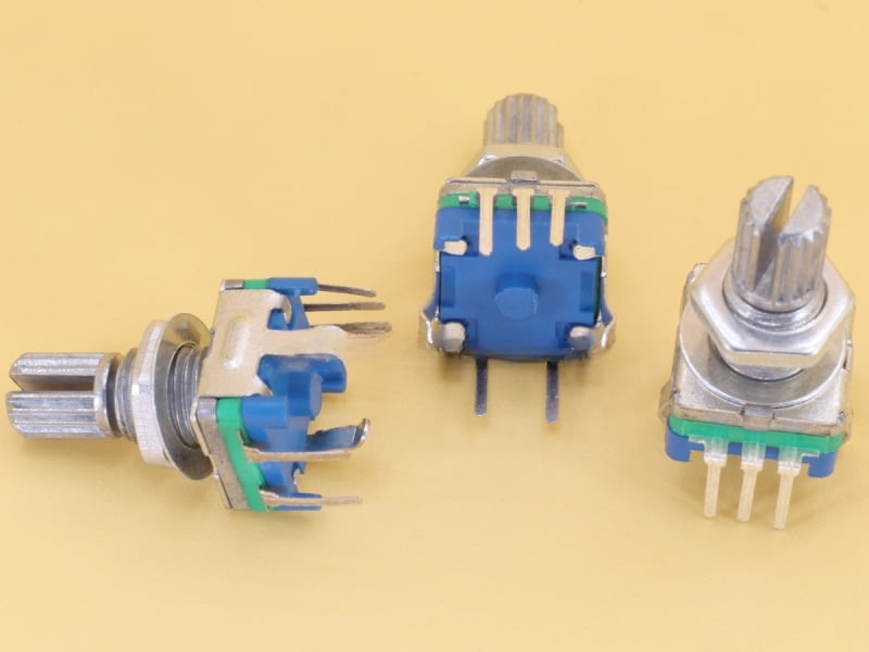 Rotary Encoder EC11 Knurled Shaft 15mm