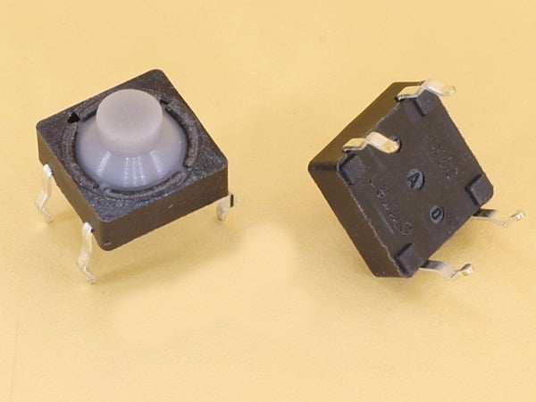 Switch 4 Pin 8x8x5mm - Silent Silicone Cap