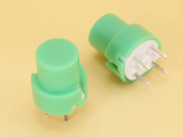 Tact Key Switch Round Green