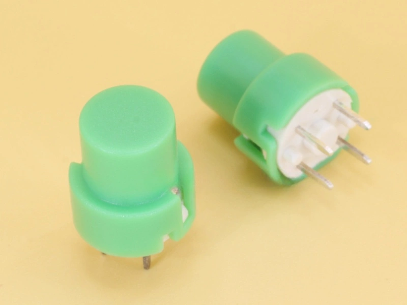 Tact Key Switch Round Green