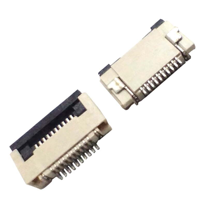 10-Pin 0.5mm Pitch FPC/FFC SMT Bottom Contacts Flip Connector 10-Pin 0.5mm Pitch FPC/FFC SMT Bottom Contacts Flip Connector