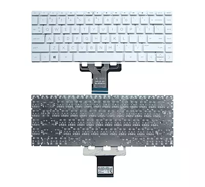 Laptop Keyboard compatible for HP 14CD / 14Q (Silver)