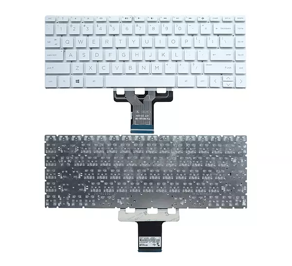 Laptop Keyboard compatible for HP 14CD / 14Q (Silver)