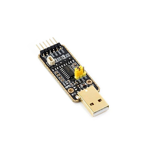 USB-to-UART Debugger Module for Raspberry Pi 5, Type-A Port, Onboard UART Connector