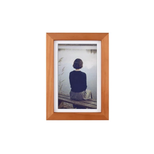 7.3 inch 800x480 E6 E-Paper With Solid Wood Photo Frame For Raspberry Pi