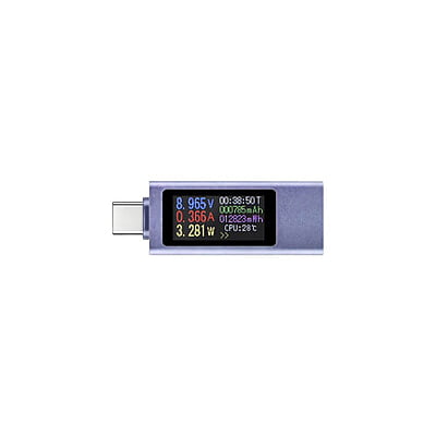 0.96-inch USB-C Power Meter, Power-off Data Storage And Real-time Status Monitoring