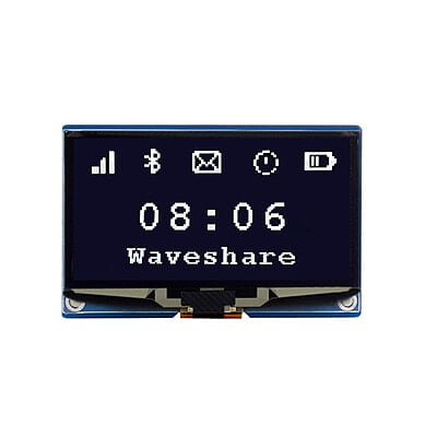 2.42 inch OLED Display Module, 128x64 Resolution, SPI / I2C