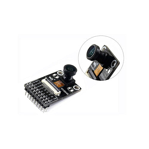 Camera Module Based on OV5640 Image Sensor 5 Megapixel (2592x1944), Fisheye Lens- Waveshare