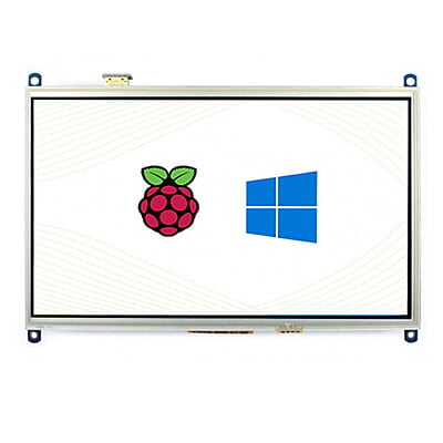 10.1inch Resistive Touch Screen LCD, 1024Ã—600 resolution, Designed for Raspberry Pi - Waveshare