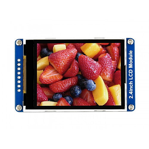 2.4inch LCD Display Module, 65K RGB Colors, 240x320 Resolution, SPI Interface
