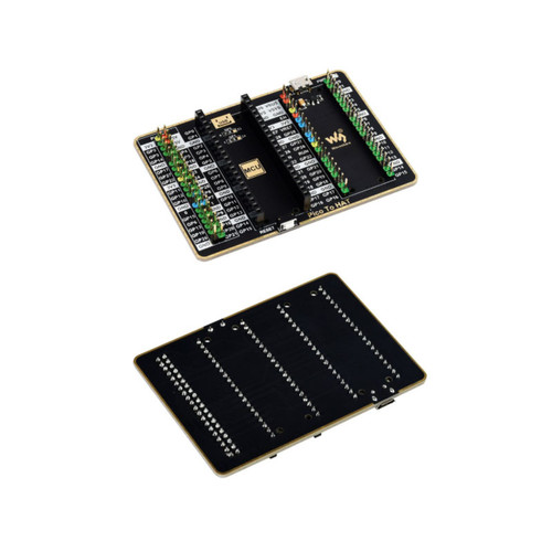 GPIO Expander For Raspberry Pi Pico, 1x Raspberry Pi Standard 40PIN, 1x Pico 2×20PIN