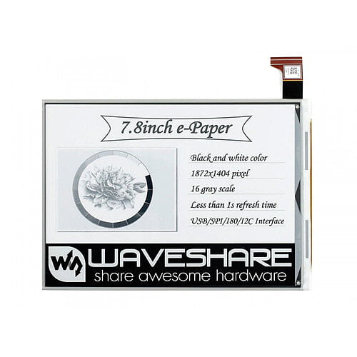 7.8 inch E-Ink Raw Display
