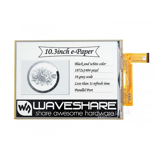 10.3 inch Flexible E-Ink Raw Display