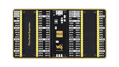 Dual GPIO Expander for Raspberry Pi Pico