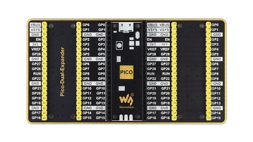 Dual GPIO Expander for Raspberry Pi Pico