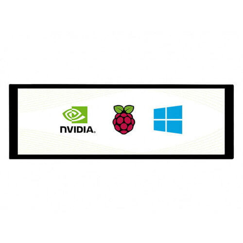 7.9inch Capacitive Touch Screen LCD, 400×1280, HDMI, IPS, Toughened Glass Cover