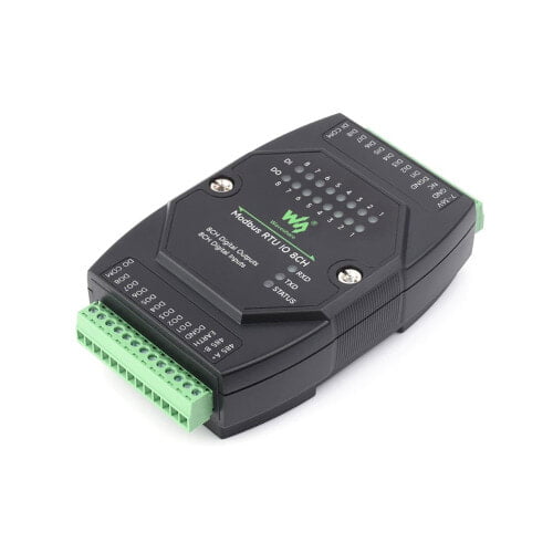 Industrial 8-Ch Digital Input-Output Module 7~36V Modbus RTU