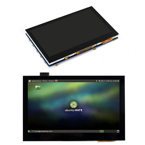 4.3 inch HDMI LCD (B), 800x480, IPS, Capacitive Touch - Waveshare