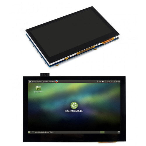 4.3 inch HDMI LCD (B), 800x480, IPS, Capacitive Touch - Waveshare