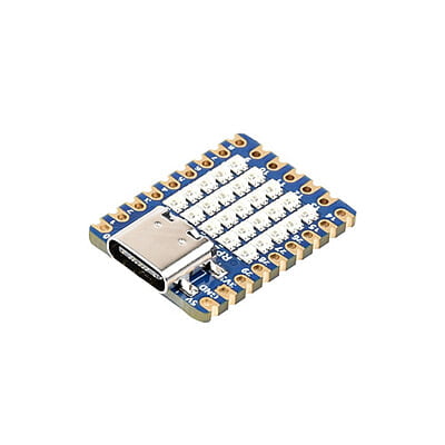 Waveshare RP2040-Matrix Development Board, Onboard 5x5 RGB LED Matrix
