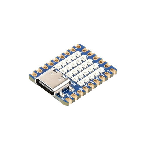 Waveshare RP2040-Matrix Development Board, Onboard 5x5 RGB LED Matrix