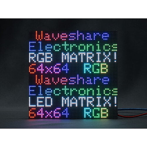 RGB Full-Color LED Matrix Panel, 3mm Pitch, 64Ã—64 Pixels, Adjustable Brightness