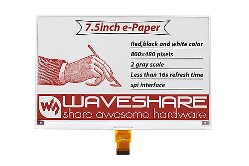 7.5 inch E-Paper (B) E-Ink Raw Display