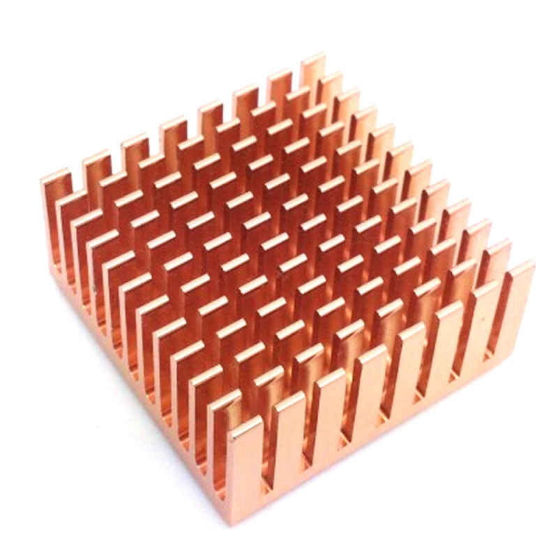 Copper Heat Sink with Adhesive Sticker 13x12x5mm