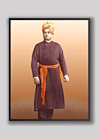 Swami Vivekananda, Parliament of World Religions, Chicago, September 1893 (Plain Background)
