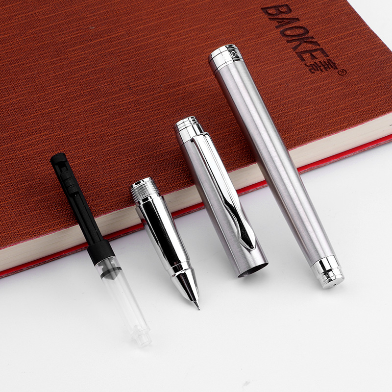 Baoke Fountain Pen PC116 Silver 0.7