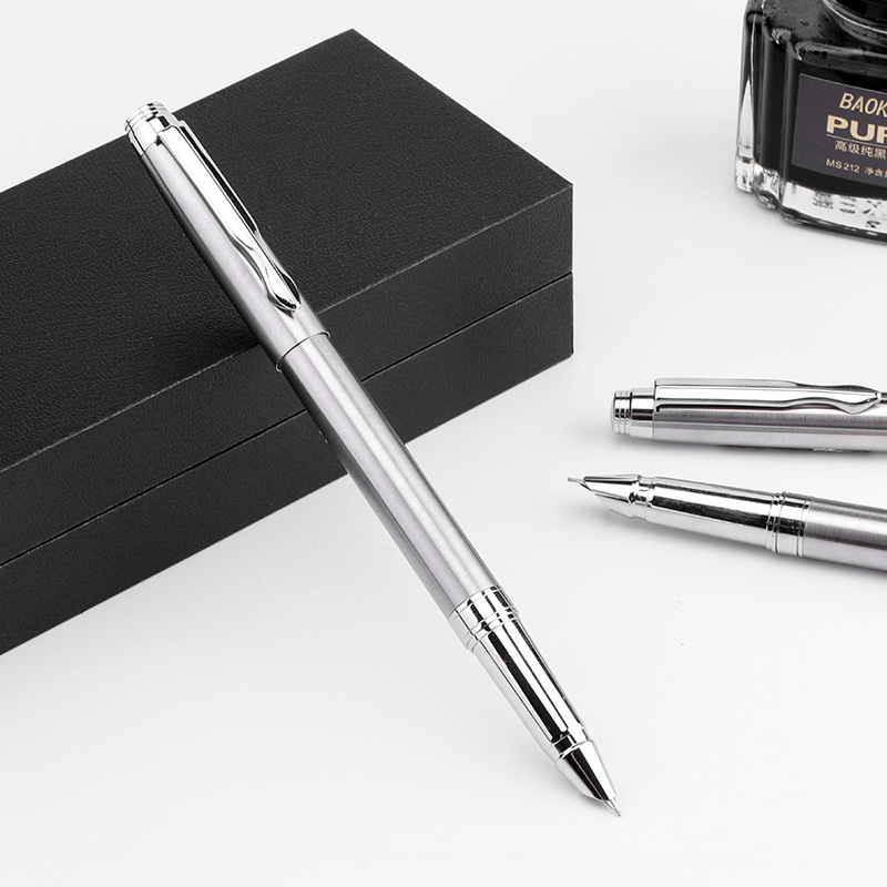 Baoke Fountain Pen PC116 Silver 0.7