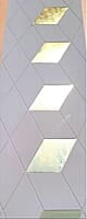 Sehrawat Brothers White Blue: Violet Modern Gravita Panel SBMGP18 | My Wall Panels