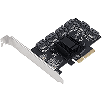 Zigdeal PCIe to 6-Port SATA 3.0 Expansion Card – High-Speed Storage Controller