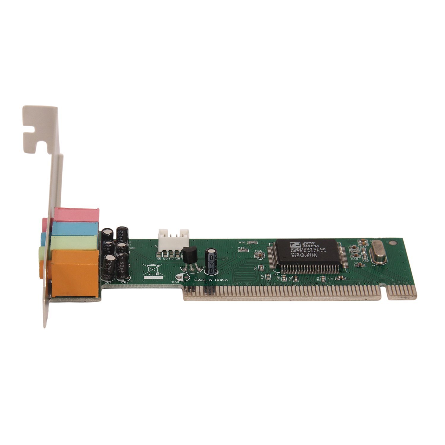 PCI Sound Card 4 Channel, 16-bit Stereo Audio with 3.5mm Mini Jack PCI Sound Card 4 Channel, 16-bit Stereo Audio with 3.5mm Mini Jack