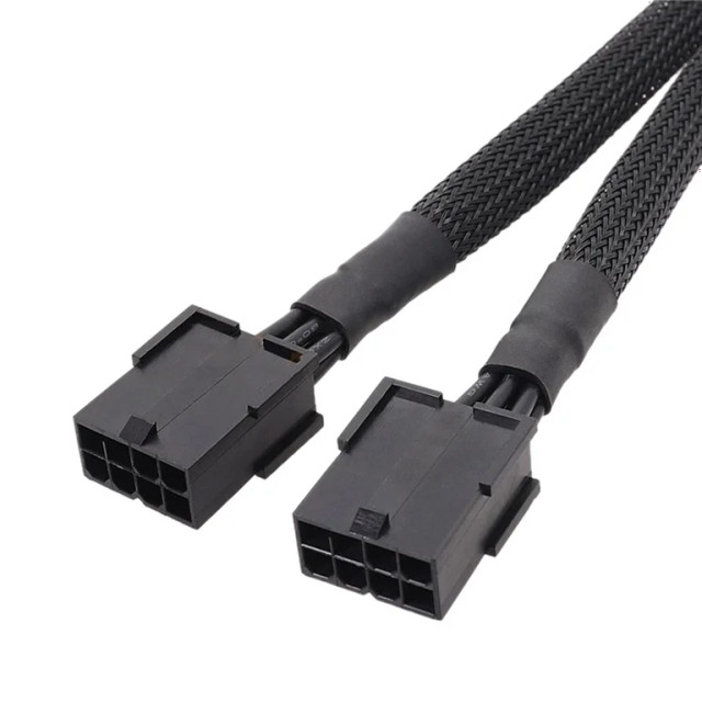 PCIe 5.0 GPU 16 pin (12+4) to PCIe 8 Pin Power Cable (10cm) PCIe 5.0 GPU 16 pin (12+4) to PCIe 8 Pin Power Cable (10cm)
