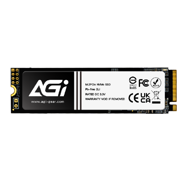 AGI PCIe NVMe M.2 SSD, Gen4x4, 3D TLC NAND, Heatsink, 4770/2890MB/s, AI818-512 GB AGI PCIe NVMe M.2 SSD, Gen4x4, 3D TLC NAND, Heatsink, 4770/2890MB/s, AI818-512 GB