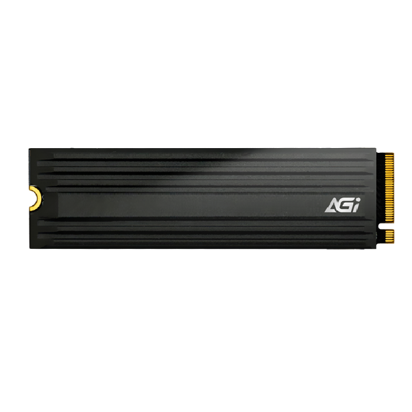 AGI PCIe NVMe M.2 SSD, Gen4x4, DRAM Cache, 3D NAND, Heat Sink, 7420/5100MB/s, AI838-1 TB