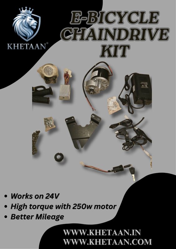 Khetaan 24v 250w e cycle kit chaindrive