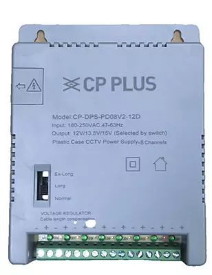 CP Plus CP-DPS-PD08-12D 12V 10Amp(CP-DPS-PD08V2-12D 8 Channel )