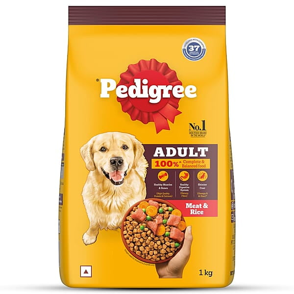 Pedigree Meet and Rice Adult Dog Dry Food