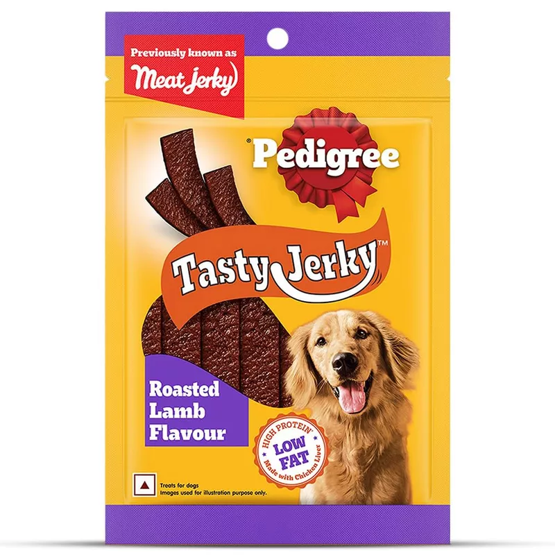 Pedigree Tasty Jerky Roasted Lamb Adult Dog Treat