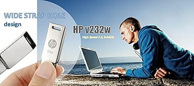 2307SR-06-10 Pendrive HP Flash Drive V232W USB 2.0 Pen Drive (32 GB, Silver)