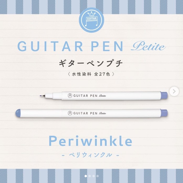 Guitar Pens Petit 3 Color Set Blue